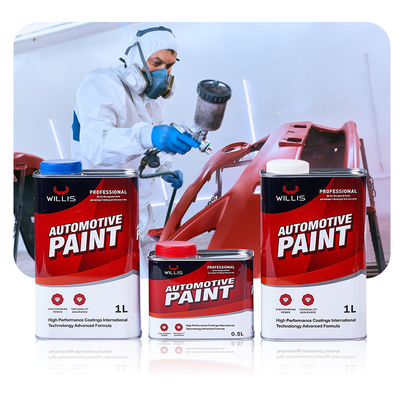 Pintura de automóvel anti-ferrugem padrão 2k clara para reparação de arranhões Pintura de automóvel endurecedora Pintura automotiva de alta qualidade