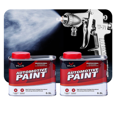 Pintura de automóvel anti-ferrugem padrão 2k clara para reparação de arranhões Pintura de automóvel endurecedora Pintura automotiva de alta qualidade