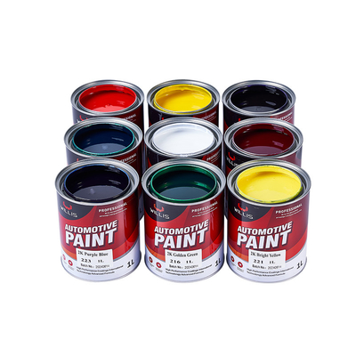 Cor personalizável Willis Auto Refinish Paint para caminhões 2k Spray Paint Auto Refinish Paint Metal Blue Car Paint