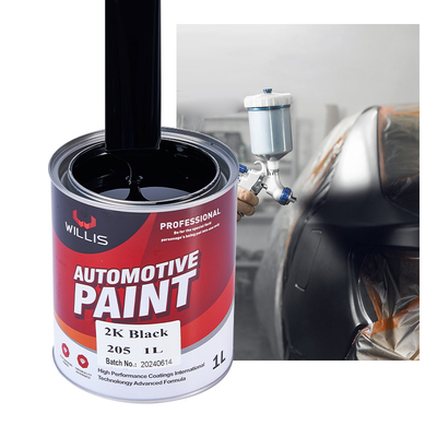 Secagem Rápida 2K Solid Auto Body Metal Filler Deep Emerald Green Flat Black 2k Spray Paint 2k Topcoat