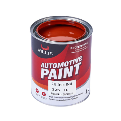 Pintura Willis 2K Pintura sólida para pistola de pulverização facilmente infiltrada Púrpura Laranja Vermelho