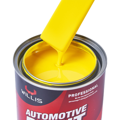 Limão automotivo líquido brilhante metálico contínuo da pintura 2k - cor amarela