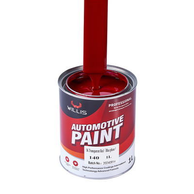 Willis Paint Acrílico 1k Car Paint Transparente Vermelho Para BMW Car 2k Auto Paint Spray Car Paint Auto Refinish Paint