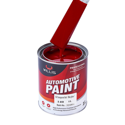 Willis Paint Acrílico 1k Car Paint Transparente Vermelho Para BMW Car 2k Auto Paint Spray Car Paint Auto Refinish Paint