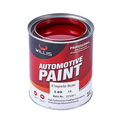 Willis Paint Acrílico 1k Car Paint Transparente Vermelho Para BMW Car 2k Auto Paint Spray Car Paint Auto Refinish Paint