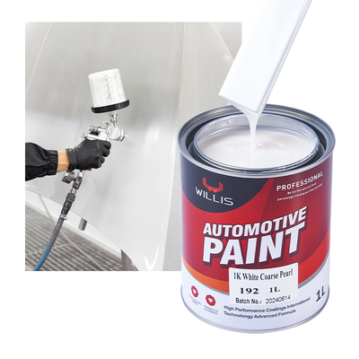 OEM 1K Pigmento Metálico Perla Branca Pintura Automóvel Pintura Automóvel Pintura Redutora Pintura Top Coat