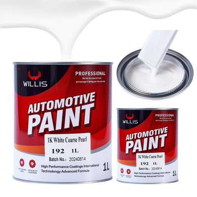 OEM 1K Pigmento Metálico Perla Branca Pintura Automóvel Pintura Automóvel Pintura Redutora Pintura Top Coat
