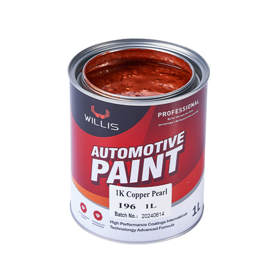 Fornecimento de fábrica Laca acrílica 1K Basecoat Pearl Car Paint 1K Copper Pearl OEM Disponível Auto Refinish Spray Car Paint