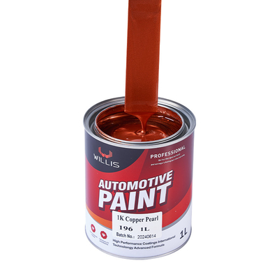 Fornecimento de fábrica Laca acrílica 1K Basecoat Pearl Car Paint 1K Copper Pearl OEM Disponível Auto Refinish Spray Car Paint
