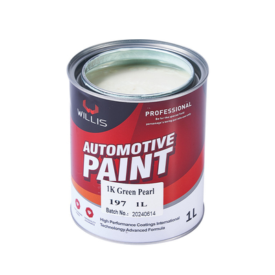 1K Basecoat Pearlescent Car Paint 1K Green Pearl Acrylic Lacquer Paint Pintura Automóvel Marcas de Pintura Metallica de Carro