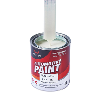 1K Basecoat Pearlescent Car Paint 1K Green Pearl Acrylic Lacquer Paint Pintura Automóvel Marcas de Pintura Metallica de Carro