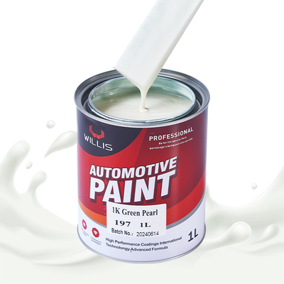 1K Basecoat Pearlescent Car Paint 1K Green Pearl Acrylic Lacquer Paint Pintura Automóvel Marcas de Pintura Metallica de Carro