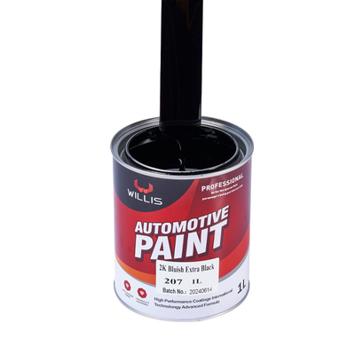 Tinta acrílica automotiva epoxi durável dois pacotes Vermelho metálico 2K Azulado Extra preto Tinta acrílica automotiva