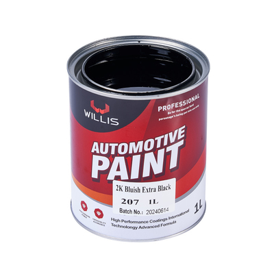 Tinta acrílica automotiva epoxi durável dois pacotes Vermelho metálico 2K Azulado Extra preto Tinta acrílica automotiva