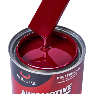 2K Rosa Vermelha 2K Solid Paint For Automobile / Advertising Mark OEM / ODM Aceita pintura automática de pulverização