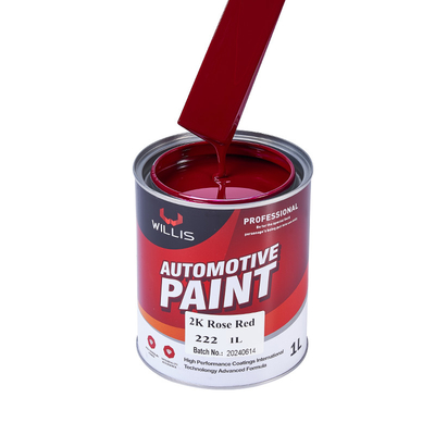 2K Rosa Vermelha 2K Solid Paint For Automobile / Advertising Mark OEM / ODM Aceita pintura automática de pulverização