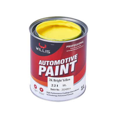 Branco Negro Líquido 2k Amarelo Brilhante Tinta de Carro Intermediária Primer Auto Refinish Paint Tinta Acrílica Spray