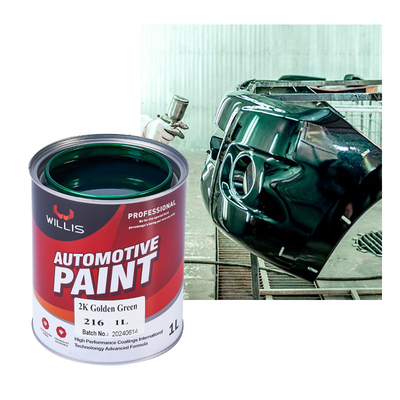 Venda Quente 2K Verde Dourado Pintura de Carro Auto Refinish Pintura Pintura Hardener Acrílico Pintura de Cor
