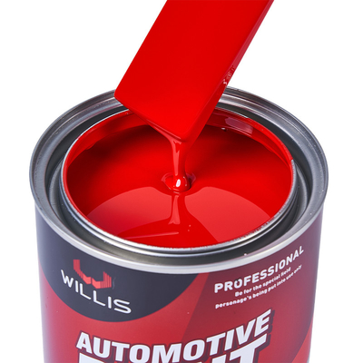 2K base dura Vermelha Auto Pintura Colores, 2K Ferrari Vermelha Auto Refinish Paint Car Paint Restauração