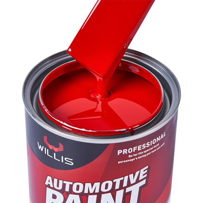 Proteção Automóvel 2K Vermelho Solid Paint Alta dureza 1L / 4L por lata Construção fácil