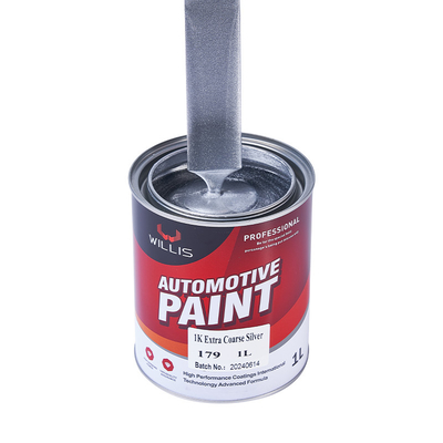1L / 4L Glitter Acrylic Paint, Alumínio em Pó Pintura de Carro Prateada Brilhante 1K Extra Grossa Prateada