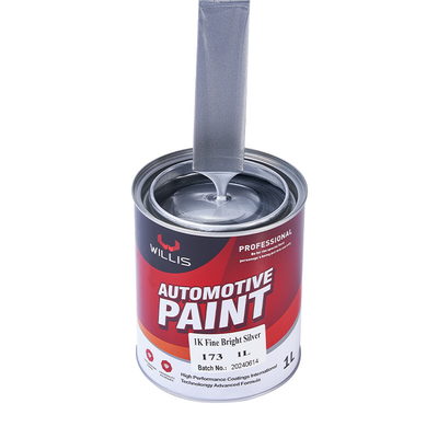 Resistente a arranhões Tinta metálica de automóveis de prata durável 2 anos Vida útil Tinta metálica de automóveis