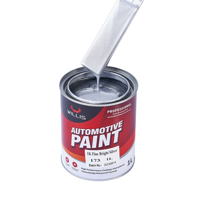 Resistente a arranhões Tinta metálica de automóveis de prata durável 2 anos Vida útil Tinta metálica de automóveis