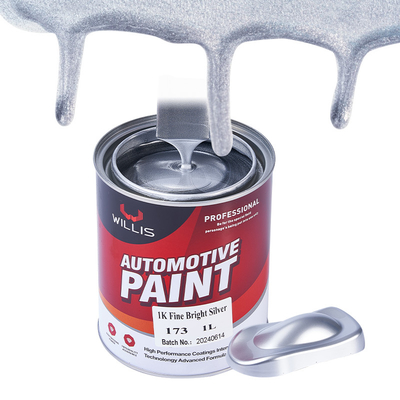 Resistente a arranhões Tinta metálica de automóveis de prata durável 2 anos Vida útil Tinta metálica de automóveis