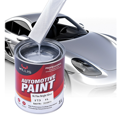 Resistente a arranhões Tinta metálica de automóveis de prata durável 2 anos Vida útil Tinta metálica de automóveis