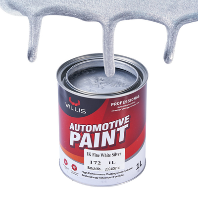Low Voc Silver Metallic Automotive Paint High Solid Industrial Primer Acrílico Laca Spray Paint Metallic Auto Paint