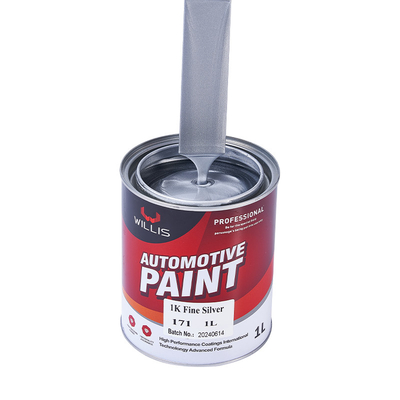 Alta luminosidade Pintura base prateada de revestimento, preenchimento do corpo 1K Tinta base de pintura Metal pintura automotiva Pintura prateada