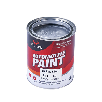 Alta luminosidade Pintura base prateada de revestimento, preenchimento do corpo 1K Tinta base de pintura Metal pintura automotiva Pintura prateada