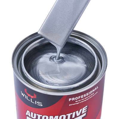 Alta luminosidade Pintura base prateada de revestimento, preenchimento do corpo 1K Tinta base de pintura Metal pintura automotiva Pintura prateada