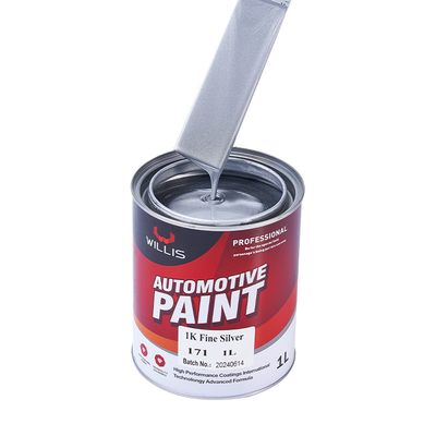 Alta luminosidade Pintura base prateada de revestimento, preenchimento do corpo 1K Tinta base de pintura Metal pintura automotiva Pintura prateada
