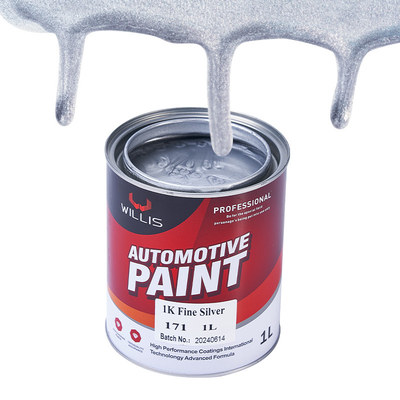 Alta luminosidade Pintura base prateada de revestimento, preenchimento do corpo 1K Tinta base de pintura Metal pintura automotiva Pintura prateada