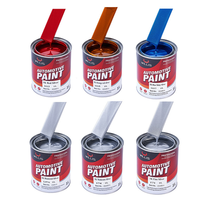 Alta luminosidade Pintura base prateada de revestimento, preenchimento do corpo 1K Tinta base de pintura Metal pintura automotiva Pintura prateada