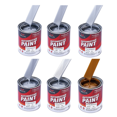 Tinta para automóveis metálica de azul brilhante, resistente ao calor, de tamanho ajustável, pintura acrílica com laca