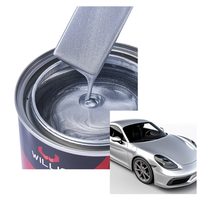 Refinar Pintura de Automóveis Metálica de Prata Espalhadora em Pó 1K Basecoat, pintura a vapor de laca acrílica, pintura de carro