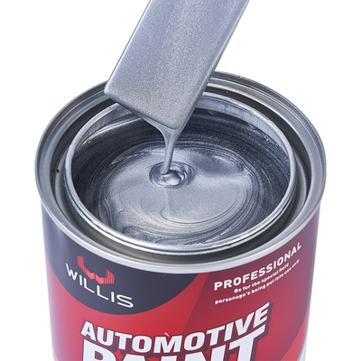 Refinar Pintura de Automóveis Metálica de Prata Espalhadora em Pó 1K Basecoat, pintura a vapor de laca acrílica, pintura de carro