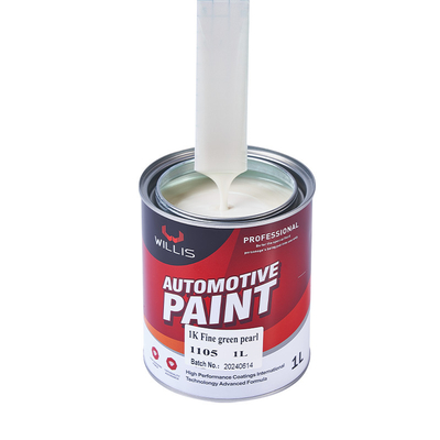 1K Fine Green Perlescent Car Paint, High Color Saturation Clear Acrylic Lacquer, Clear Coat, Hardener, Thinner