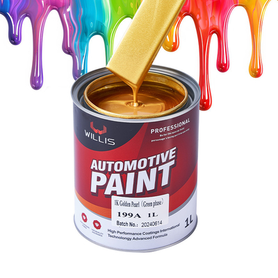 1K Pearl Car Paint para revestimento líquido personalizável na fase verde da pérola dourada
