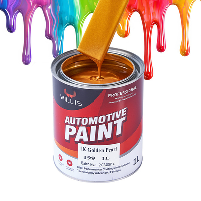 1K Silver Paint Acrílico 1K Golden Pearl 2K/1K Color Paint 1K Crystal Pearl Paint