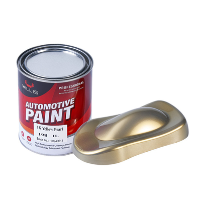 1K Acrílico Perla Pintura de Carro Amarelo Perla Clear Coat Hardener Thinner 2K/1K Color Paint