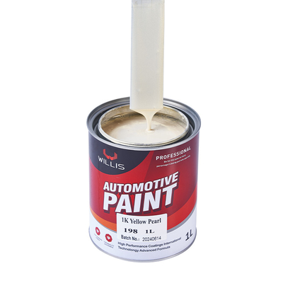1K Acrílico Perla Pintura de Carro Amarelo Perla Clear Coat Hardener Thinner 2K/1K Color Paint