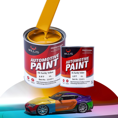 Passe o serviço líquido do OEM/ODM do estado do revestimento da anti pintura amarela do carro da pérola 1K da oxidação