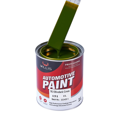 Toque acima na matéria prima principal acrílica de alto brilho da cor metálica da pintura do carro 1K