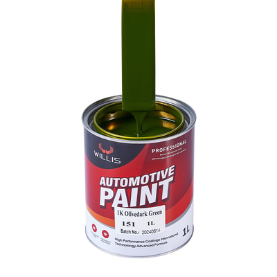 Toque acima na matéria prima principal acrílica de alto brilho da cor metálica da pintura do carro 1K