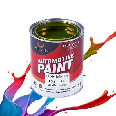 Toque acima na matéria prima principal acrílica de alto brilho da cor metálica da pintura do carro 1K