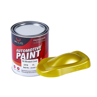 Toque acima na matéria prima principal acrílica de alto brilho da cor metálica da pintura do carro 1K