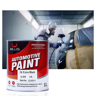 Preto/branco puro/limão - pintura amarela do carro, pintura à pistola acrílica contínua do carro